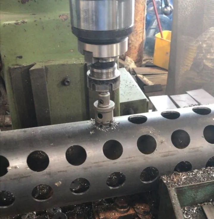 Manufacturing of a tall stadium lighting pole