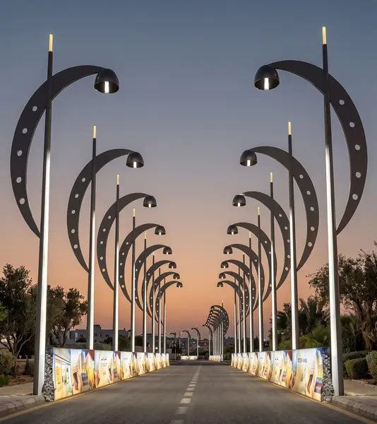 Laser-cut pole design 6