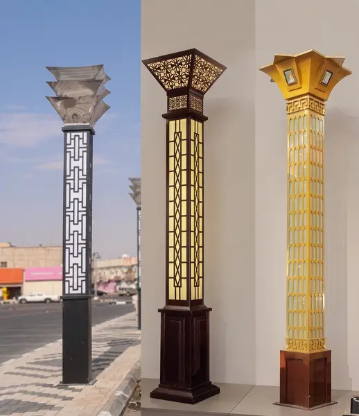 Laser-cut pole design 13