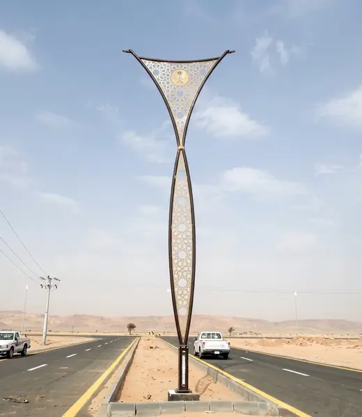 Laser-cut pole design 14