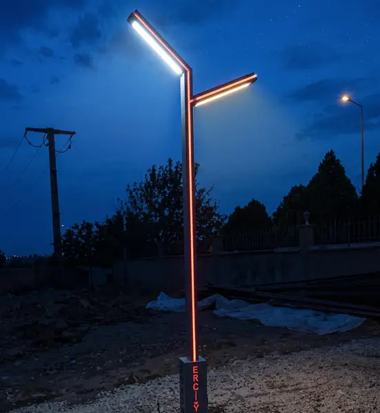 Laser-cut pole design 16