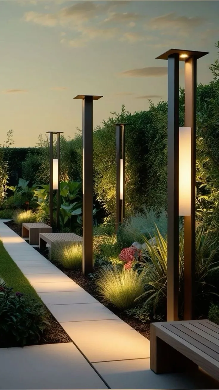Garden Lighting Poles